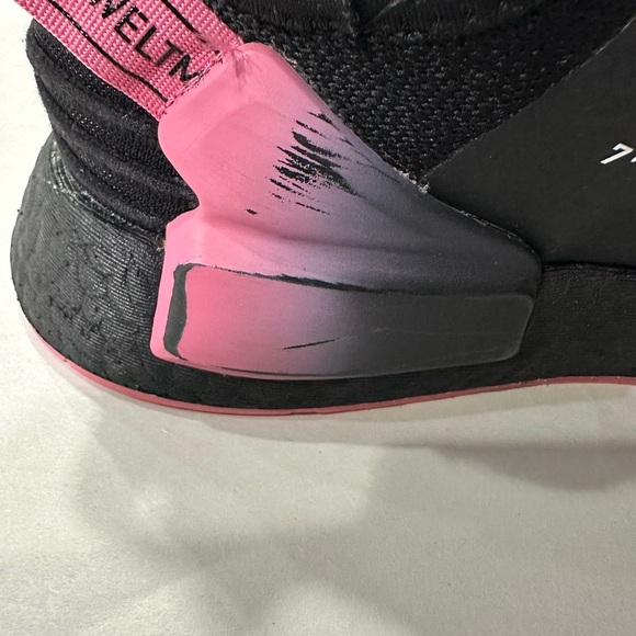 Adidas Women's Black and Pink NMD Sneakers - Picture 7 of 7